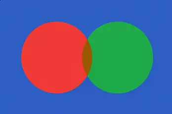 Red and Green Color Mixing